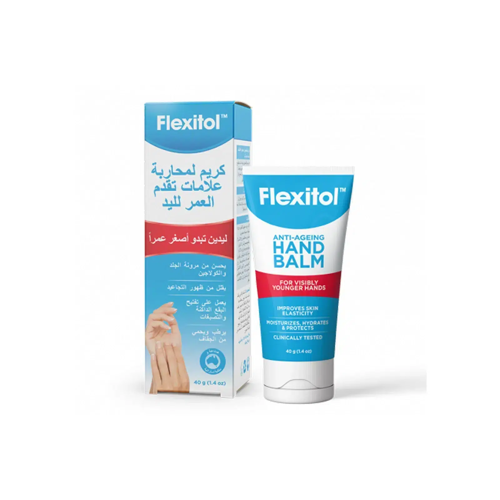 Anti_Ageing_Hand_Balm فليكسيتول - كريم لمحاربة علامات تقدم العمر لليدين 40جرام - الصورة 1