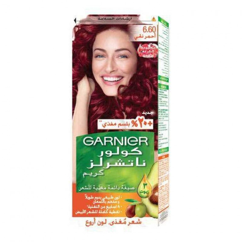 0220202308572363f30bc380fb2.jpg غارنييه - صبغة كولور ناتشرلز كريم - احمر نقي 6.60 - الصورة 1