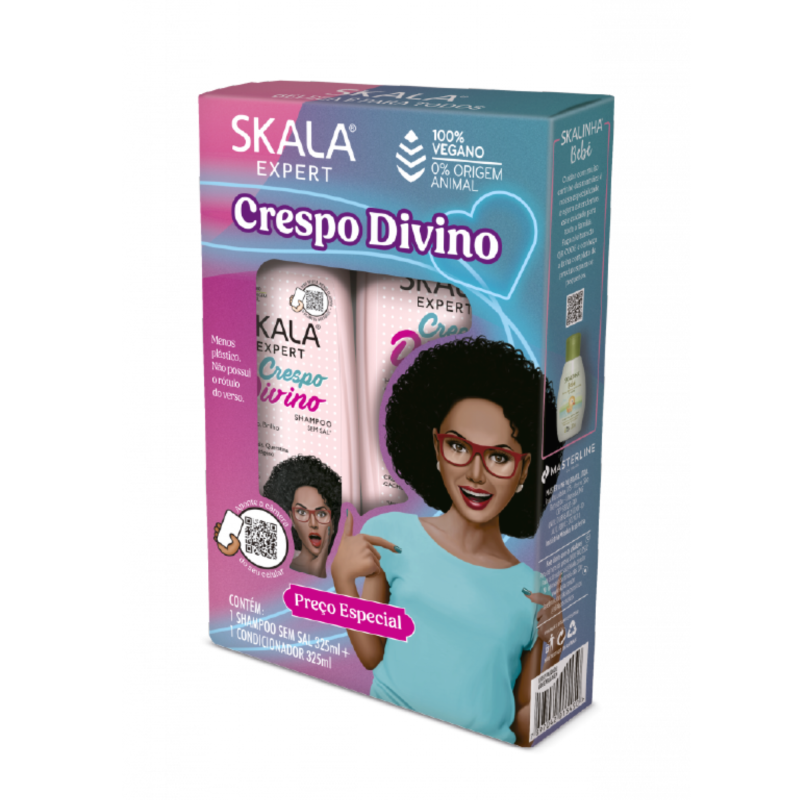0225202509531867bd68de6d0b4.png سكالا اكسبرت - مجموعة شامبو وبلسم كريسبو ديفينو 325x325 مل - الصورة 1